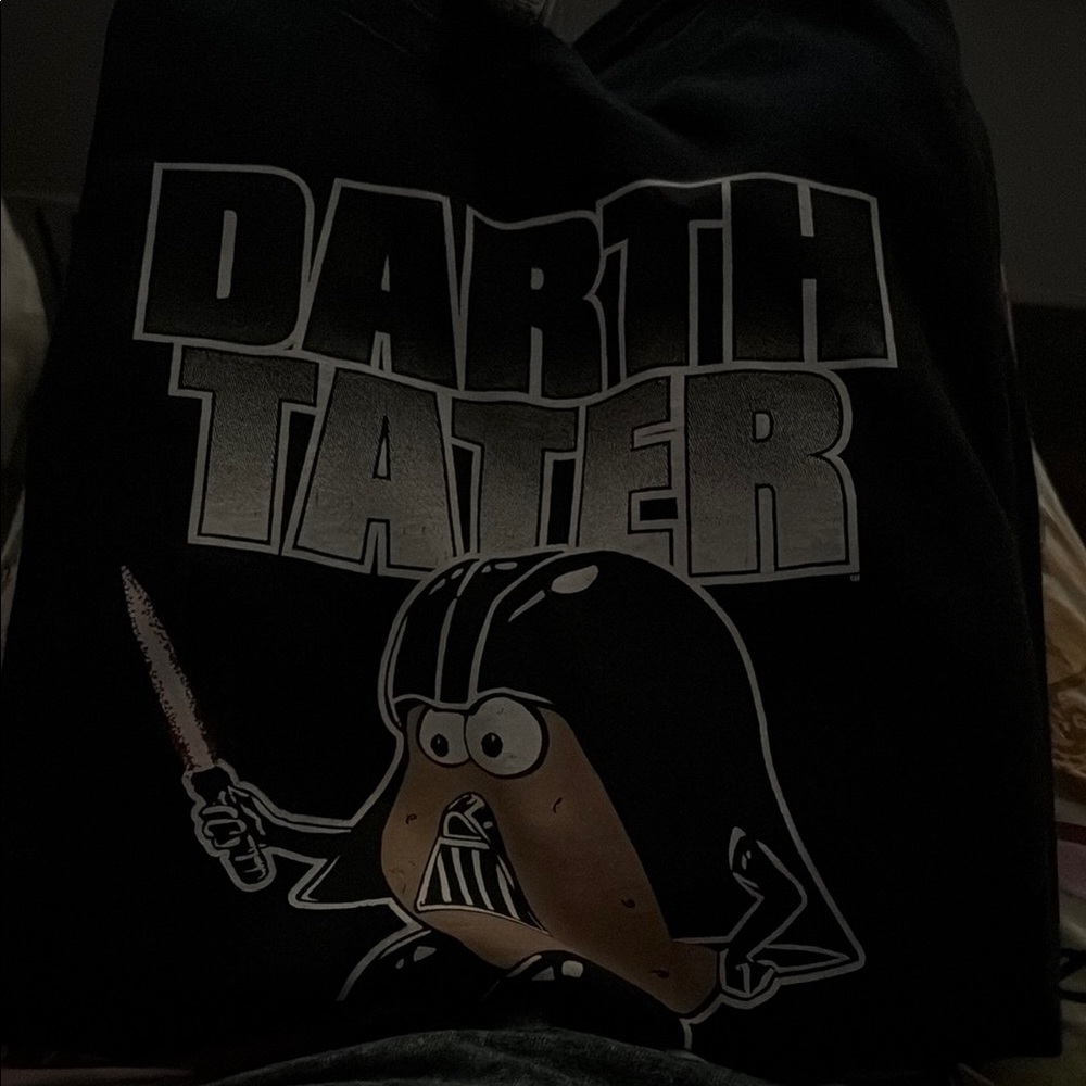 Fruit of the Loom Black Darth Tater Tee